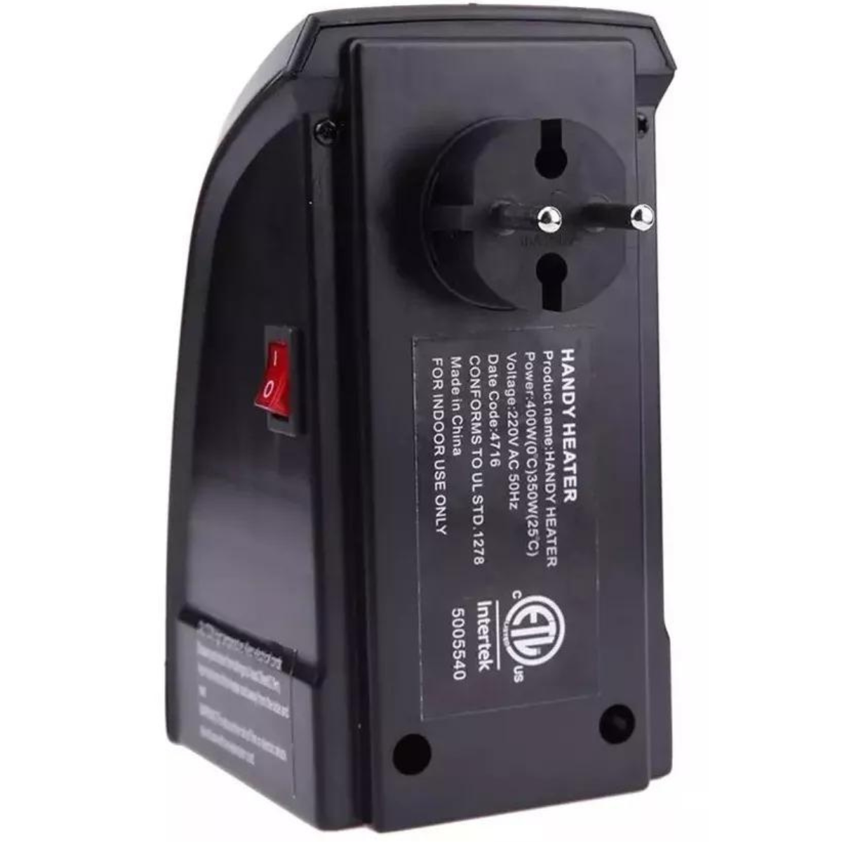 Calefactor Portátil Recargable 220V/12V - Auto y Hogar con Control Remoto