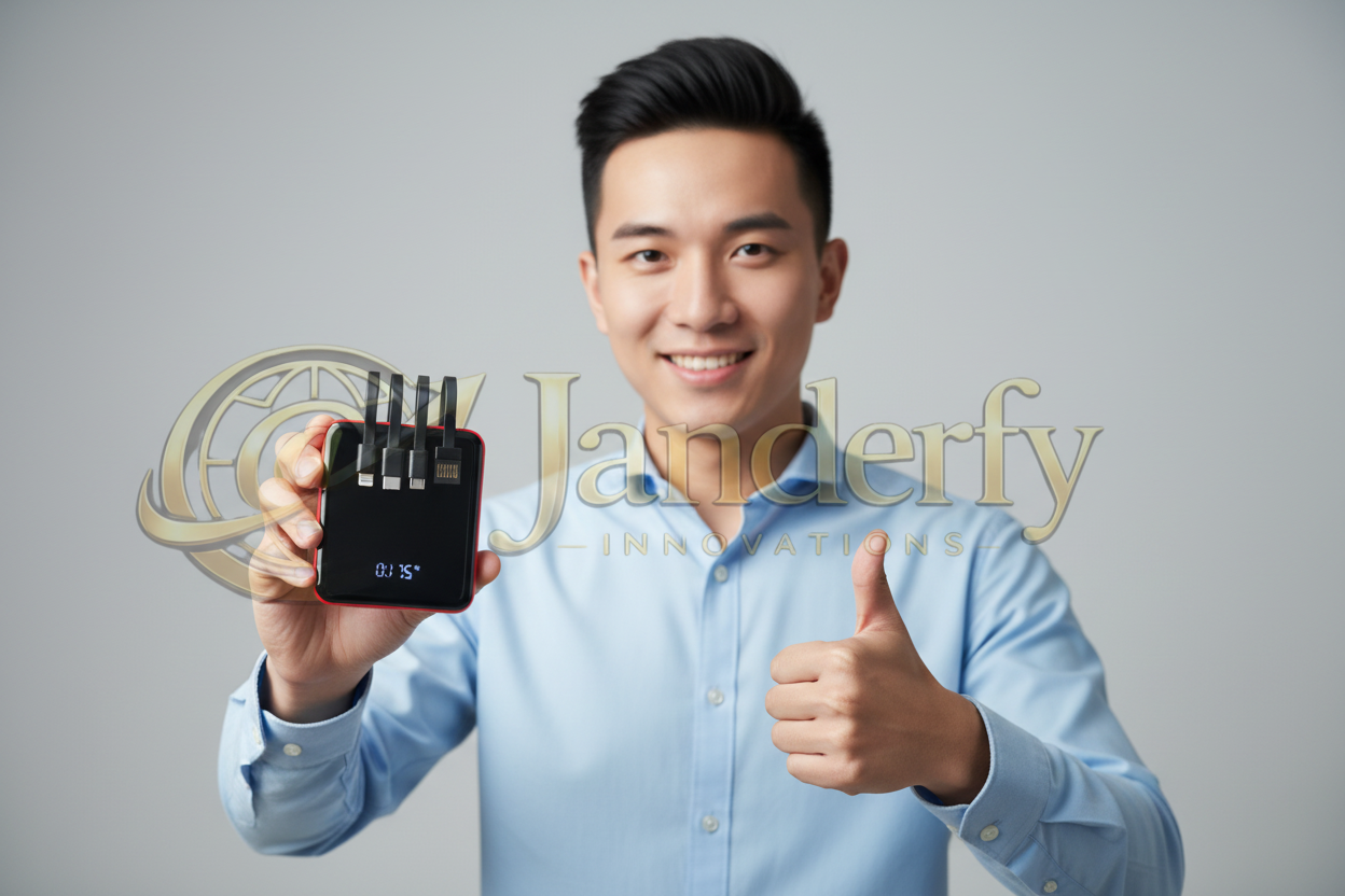 Cliente satisfecho con Mini Power Bank - Janderfy Innovations